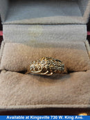 Women's Ring - Yellow Gold 10k (.417) 2.6 grams Size 10
