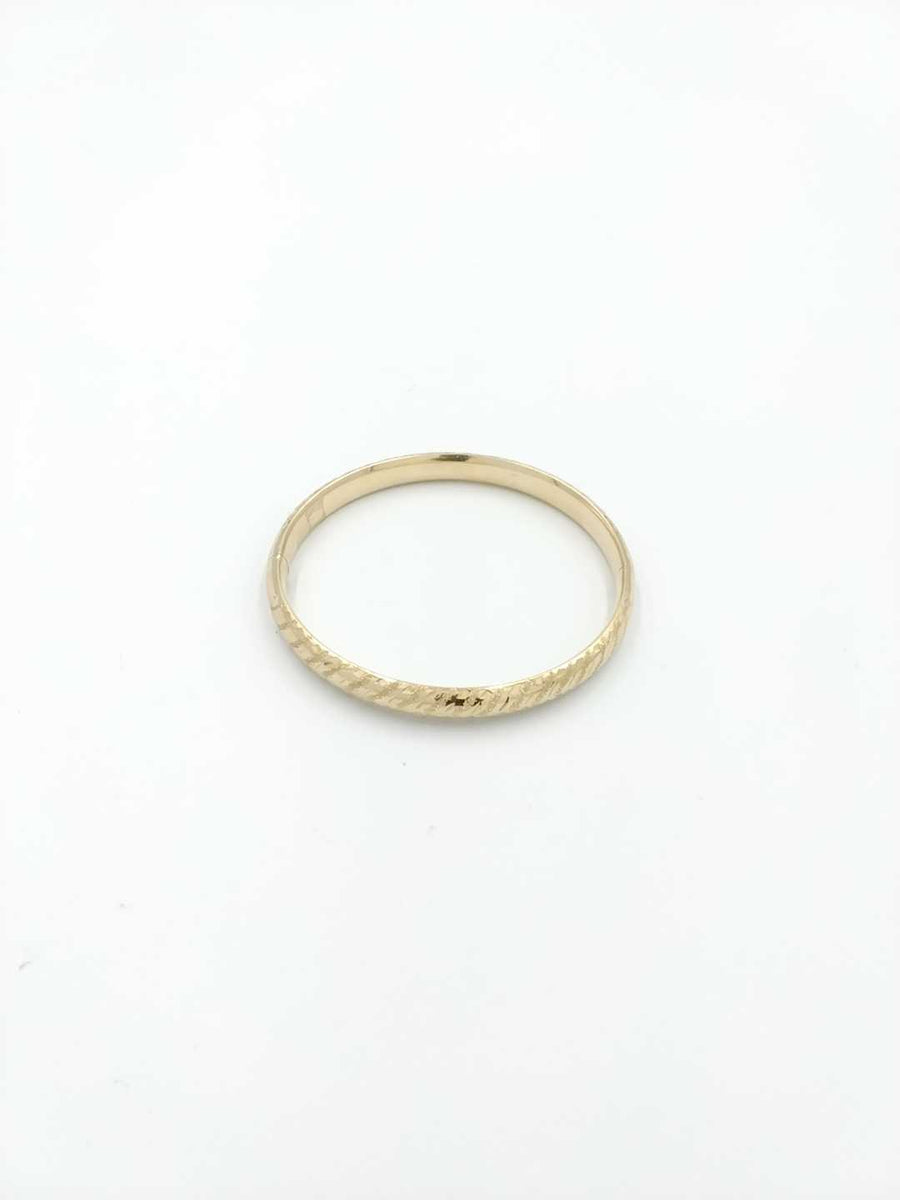 Bangle Bracelet - Yellow Gold 14k (.585) 11.4 grams 8 inch