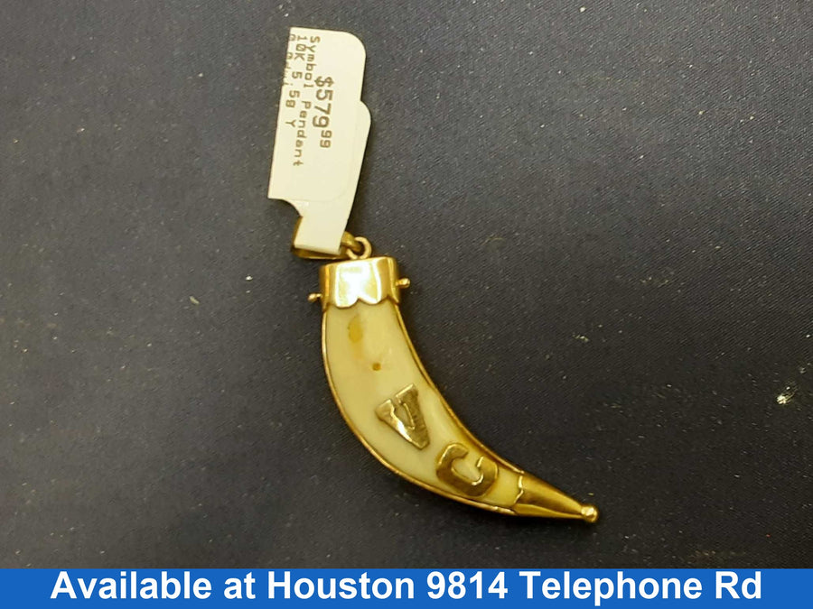 Symbol Pendant - Yellow Gold 10k (.417) 5.5 grams