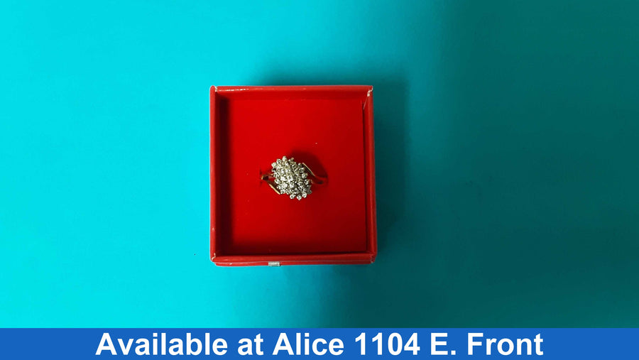 Women's Ring - Yellow Gold 10k (.417) 4.1 grams Size 9.5