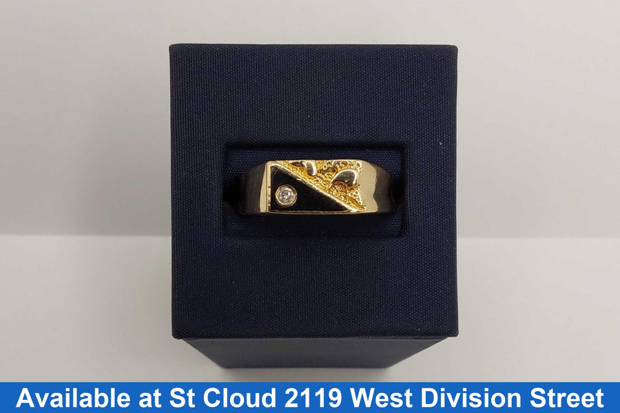 Men's Ring - Yellow Gold 10k (.417) 4.16 grams Size 10.5