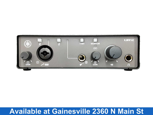 Yamaha Ur12 Mk3 Black Classic Audio Interface