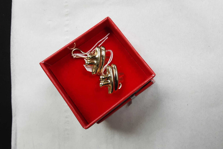 Jacket Earrings - Yellow Gold 14k (.585) 1.4 grams