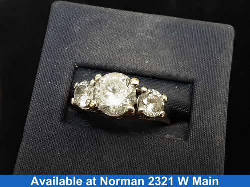 Women's Ring - White Gold 14k (.585) 7.3 grams Size 7