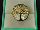 Women's Ring - Yellow Gold 14k (.585) 4.6 grams Size 7