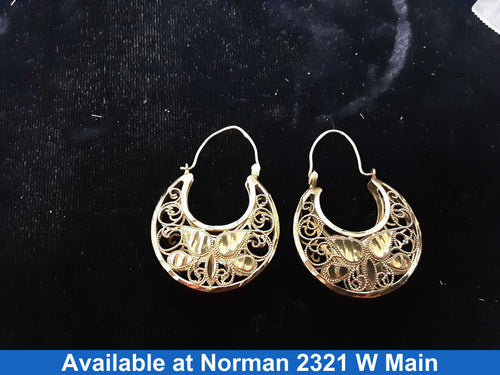 Shrimp Earrings - Yellow Gold 10k (.417) 4.7 grams