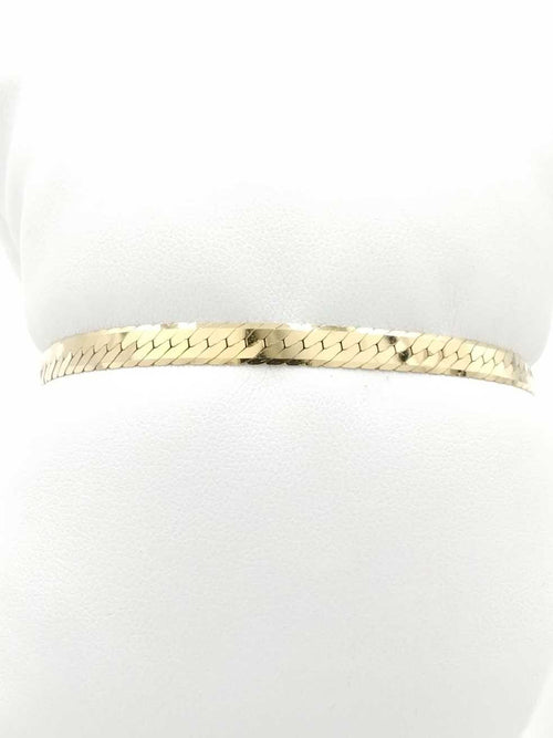 Herringbone Bracelet - Yellow Gold 14k (.585) 5.7 grams 7 inch