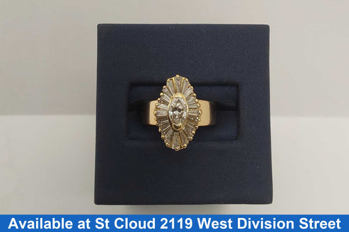 Women's Ring - Yellow Gold 14k (.585) 6.68 grams Size 5