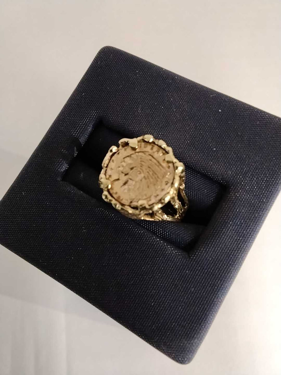 Men's Ring - Yellow Gold 14k (.585) 2.1 grams Size 4