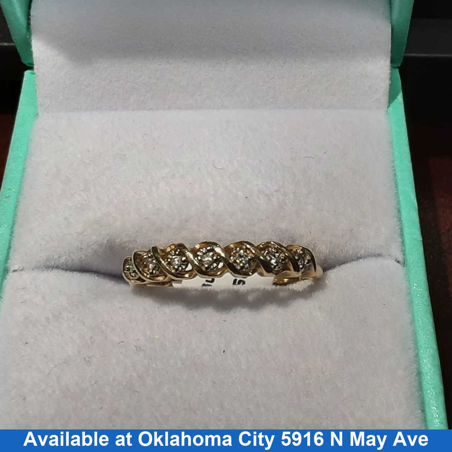 Ring - Wedding Band - Yellow Gold 14k (.585) 2.2 grams Size 8.5