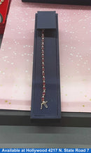 Tennis Bracelet - Yellow Gold 14k (.585) 7.8 grams 7 inch