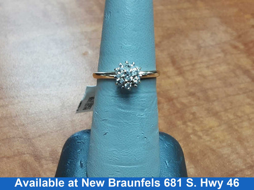Women's Ring - Yellow Gold 14k (.585) 2.3 grams Size 6