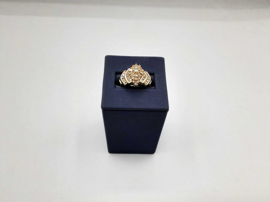 Women's Ring - Yellow Gold 14k (.585) 6 grams Size 10