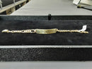 Figaro Bracelet - Yellow Gold 10k (.417) 29.6 grams 8 inch