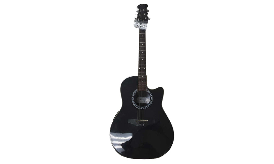 Ovation Ae28 Black Acoustic / Electric Classic Guitar