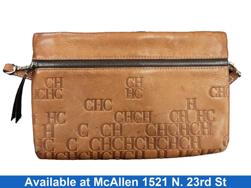 Carolina Herrera Pouchette Brown Purse / Handbag