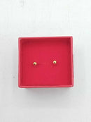 Gold Ball Earrings - Yellow Gold 22k (.917) 1.9 grams