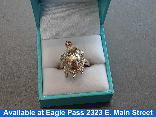 Women's Ring - Yellow Gold 10k (.417) 6.5 grams Size 7.5