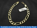 Figaro Bracelet - Yellow Gold 14k (.585) 19.6 grams 8 inch