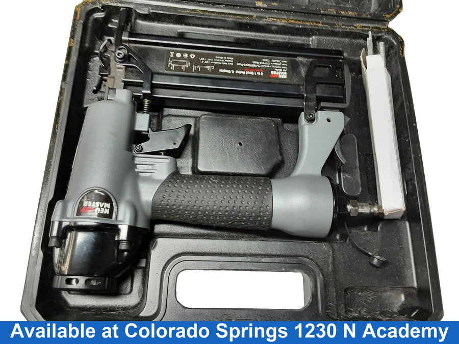 Neu Master Npt5040 Gray Pneumatic Brad Nailer