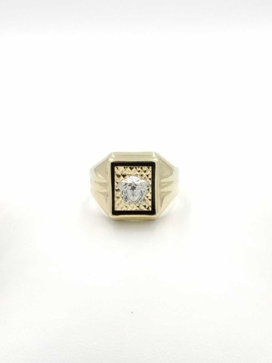 Men's Ring - Yellow Gold 14k (.585) 5.1 grams Size 10