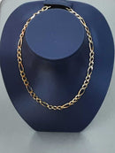 Figaro Chain - Yellow Gold 10k (.417) 15.5 grams 24 inch