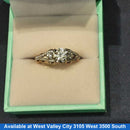 Ring - Wedding Set - Rose Gold 14k (.585) 3.8 grams Size 20