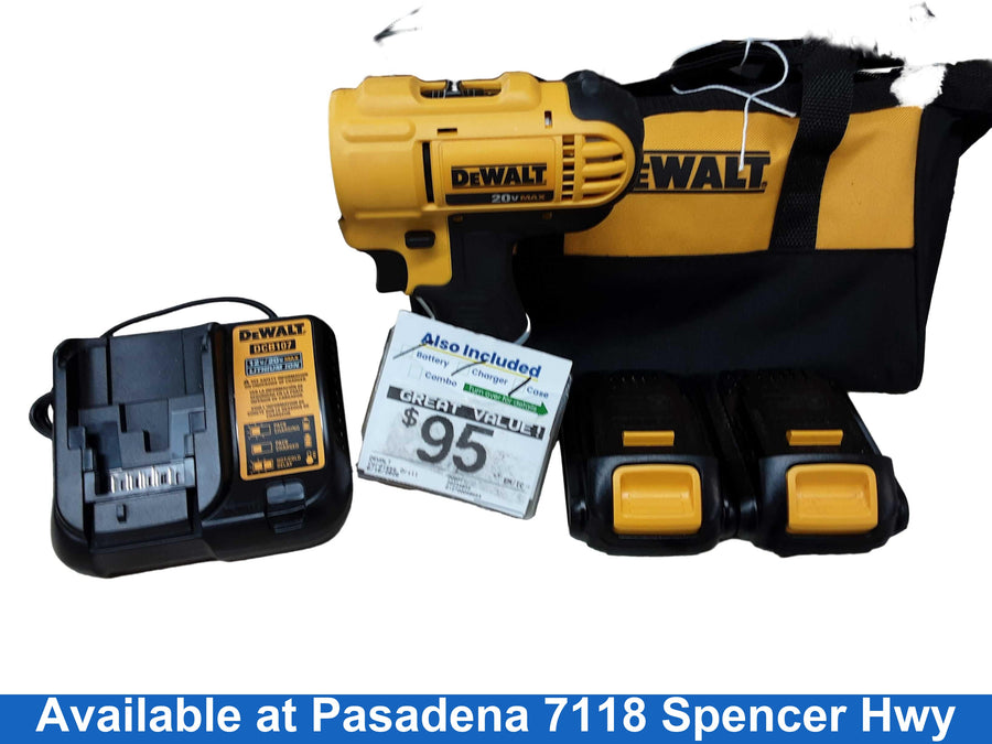 Dewalt Dcd771 Yellow Cordless Standard Drill