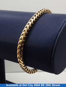 Fox Tail Bracelet - Yellow Gold 14k (.585) 17.5 grams 8 inch