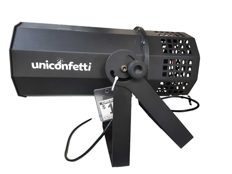 Uniconfetti Confetti Machine Black Fog Machine