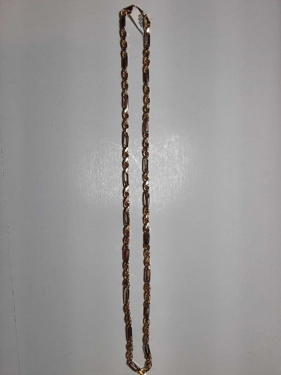Rope Chain - Yellow Gold 10k (.417) 48.6 grams 26 inch