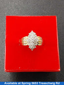 Women's Ring - Yellow Gold 14k (.585) 5.4 grams Size 8
