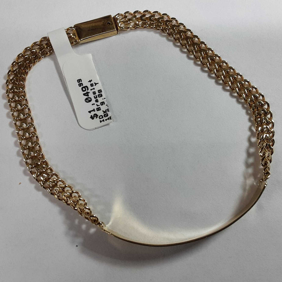 ID Bracelet - Yellow Gold 10k (.417) 9 grams 8 inch