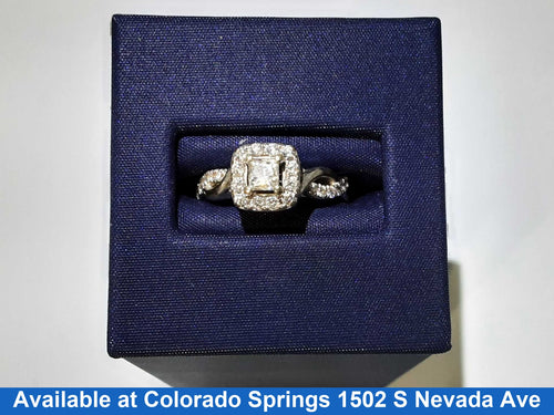 Women's Ring - Anniversary - White Gold 14k (.585) 4.6 grams Size 7