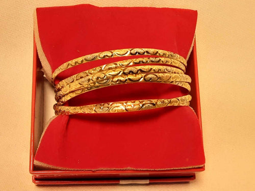 Bangle Bracelet - Tricolor Gold 14k (.585) 19.8 grams 7 inch