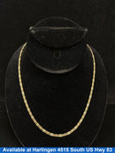 Gucci Chain - Tricolor Gold 10k (.417) 13.7 grams 24 inch