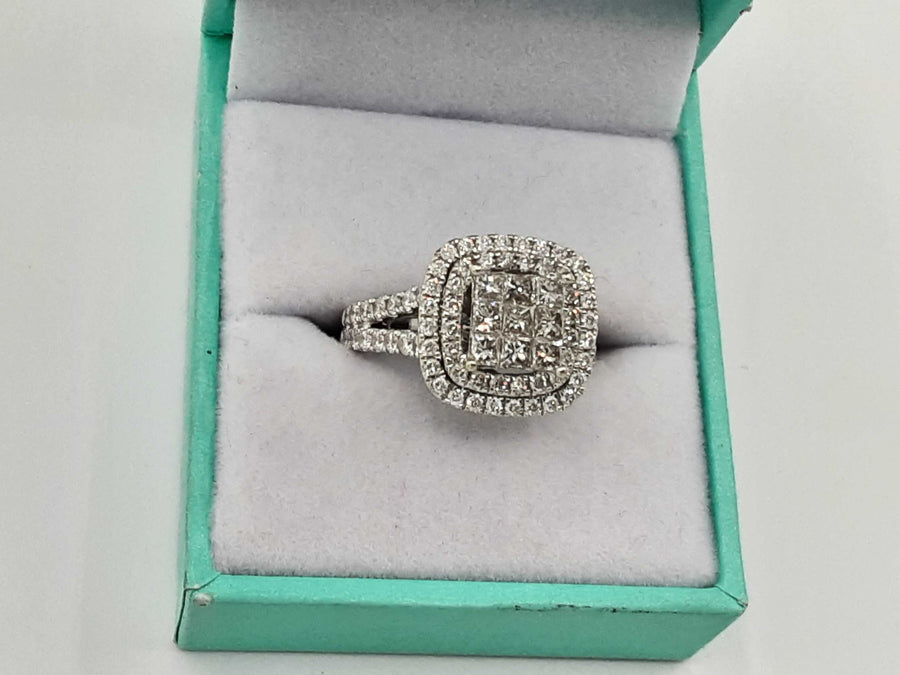 Women's Ring - White Gold 14k (.585) 6.5 grams Size 7