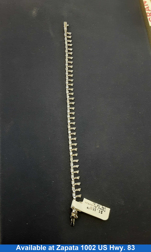 Bracelet - White Gold 10k (.417) 10.3 grams 6 inch