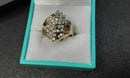 Women's Ring - Yellow Gold 14k (.585) 7.1 grams Size 9.5