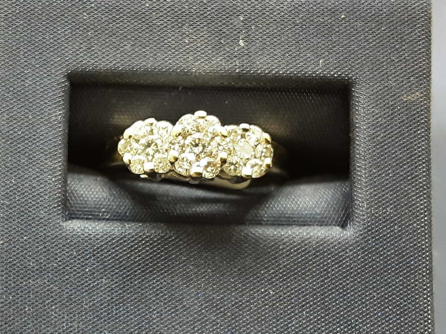 Women's Ring - Yellow Gold 14k (.585) 3.5 grams Size 20