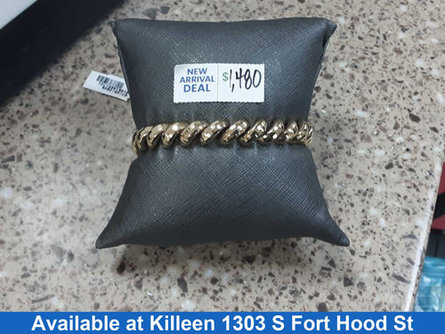 Rope Bracelet - Yellow Gold 10k (.417) 14.1 grams 7 inch