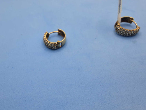Earrings - Yellow Gold 10k (.417) 3.4 grams
