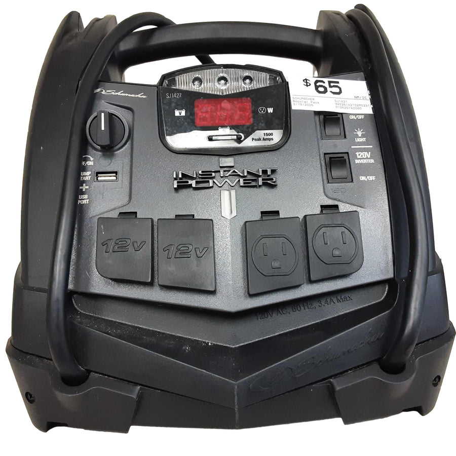 Schumacher Sj1427 Black Battery Booster / Jumper