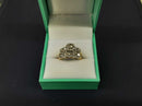 Ring - Wedding Set - Yellow Gold 14k (.585) 6.1 grams Size 6.5