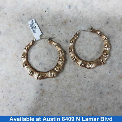 Bangle Earrings - Yellow Gold 10k (.417) 7.2 grams