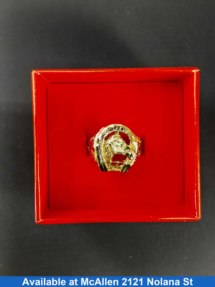 Men's Ring - Yellow Gold 10k (.417) 4.5 grams Size 20