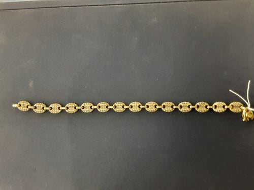 Tennis Bracelet - Yellow Gold 10k (.417) 18 grams 8 inch