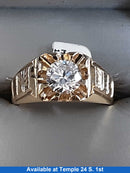 Men's Ring - Yellow Gold 10k (.417) 8 grams Size 15