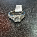 Ring - Wedding Set - White Gold 14k (.585) 4.8 grams Size 8