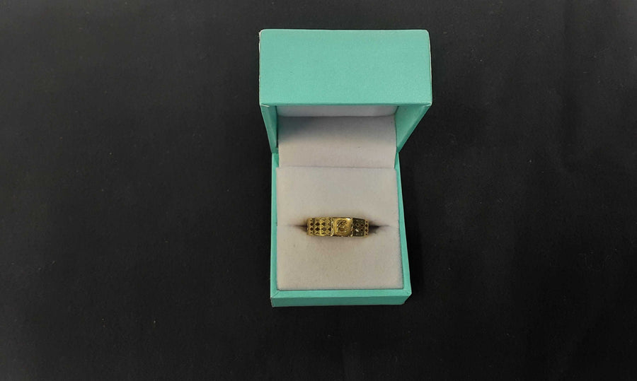 Men's Ring - Yellow Gold 10k (.417) 2 grams Size 20